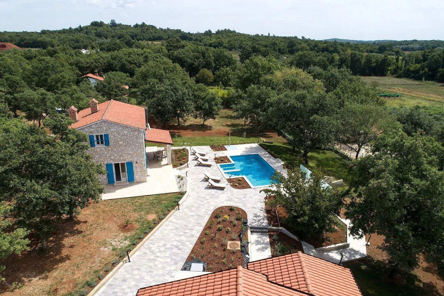 Strandnahe Steinvilla Nur 800 Meter Zum Strand Mit Privatpool, Bbq, Waschmaschine Funtana